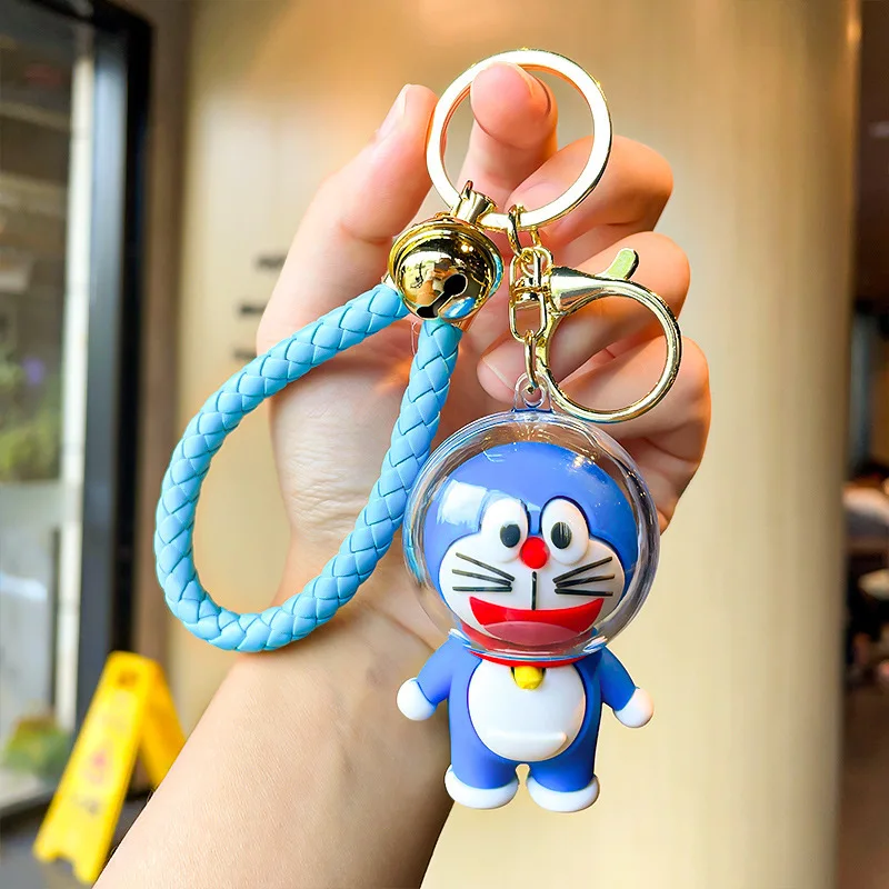 Creative Animal Astronaut Spaceman Keychain Cute UFO Frog Dinosaur Pendant Key Chains Bag Pendant Key Chains