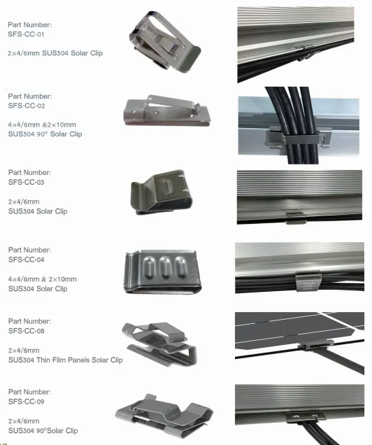 View larger image Add to Compare  Share Pv Solar Ground Clamp 90 Degree Metal Cable Clip/solar cable clips