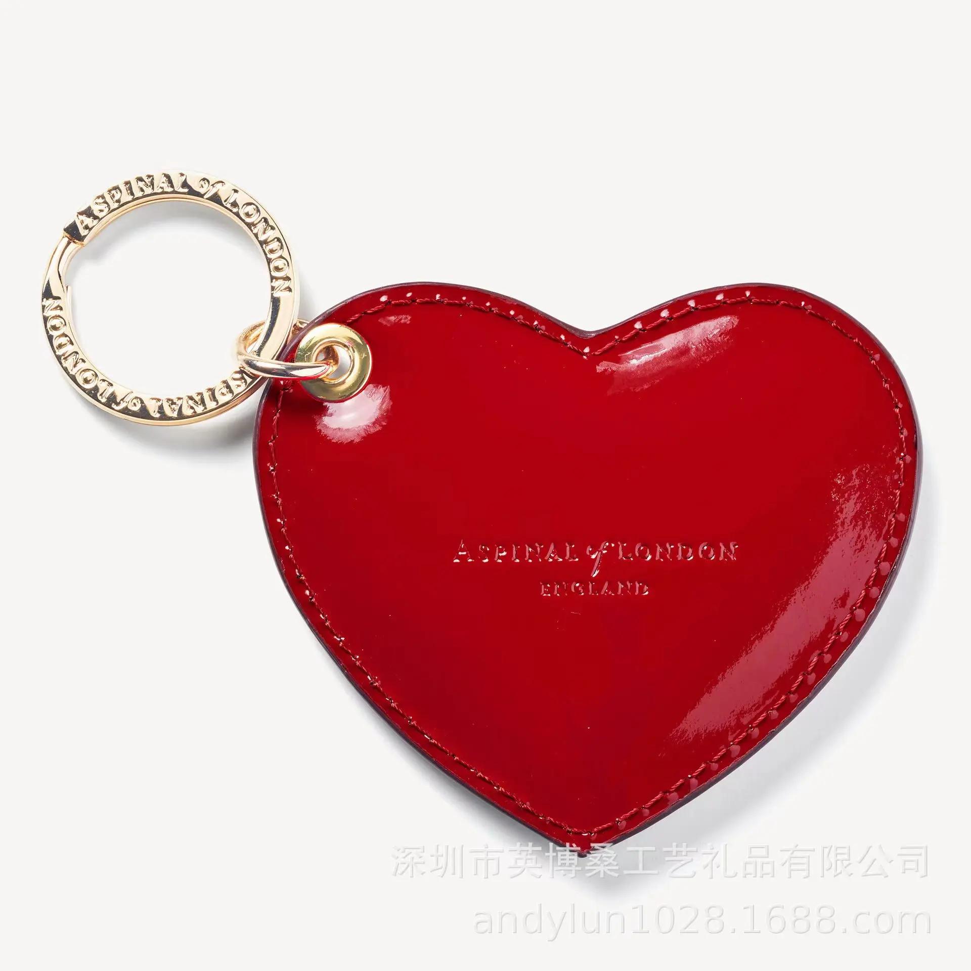 Personalized Leather Cute Heart Keychain Opp Bag Alloy Leather Key Ring Buffalo Charm Custom Logo PU Promotion Gift Pu Leather
