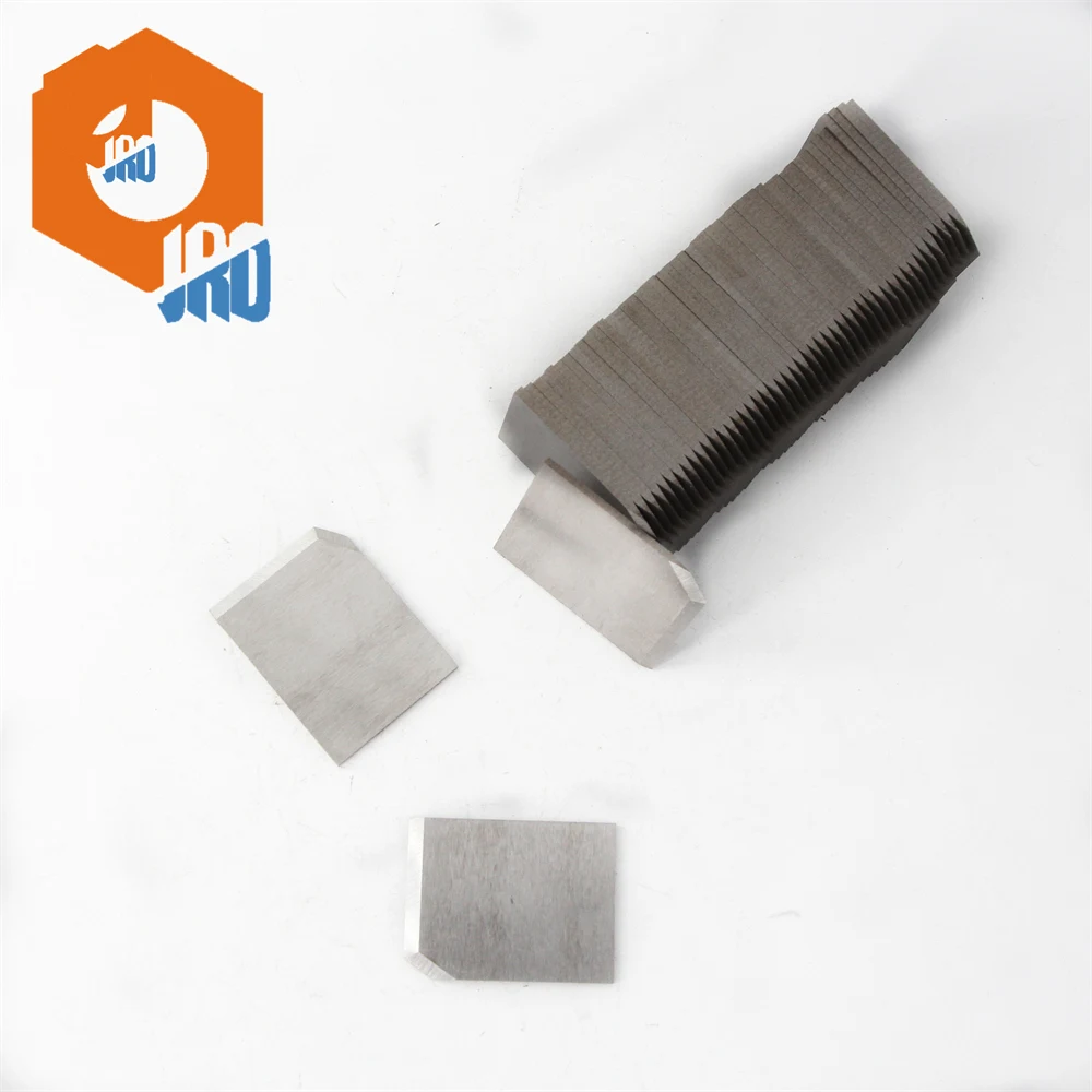 Custom Ultra  Wear Cutting Cashew Nut Shell Tungsten Carbide or Steel blades