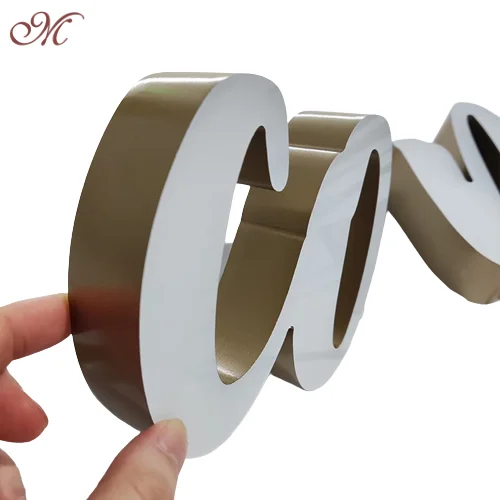 outdoor store Company brand logo 3D Led front light letter sign custom business acrylic signs