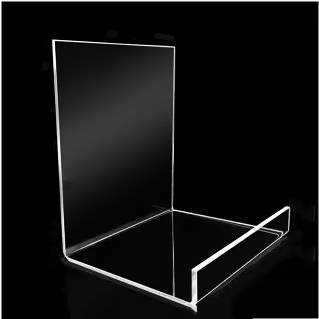 Acrylic Book Easel Stand with Ledge Clear Easels Plate or Books Display Music Sheets Artworks CD Tablet Holder