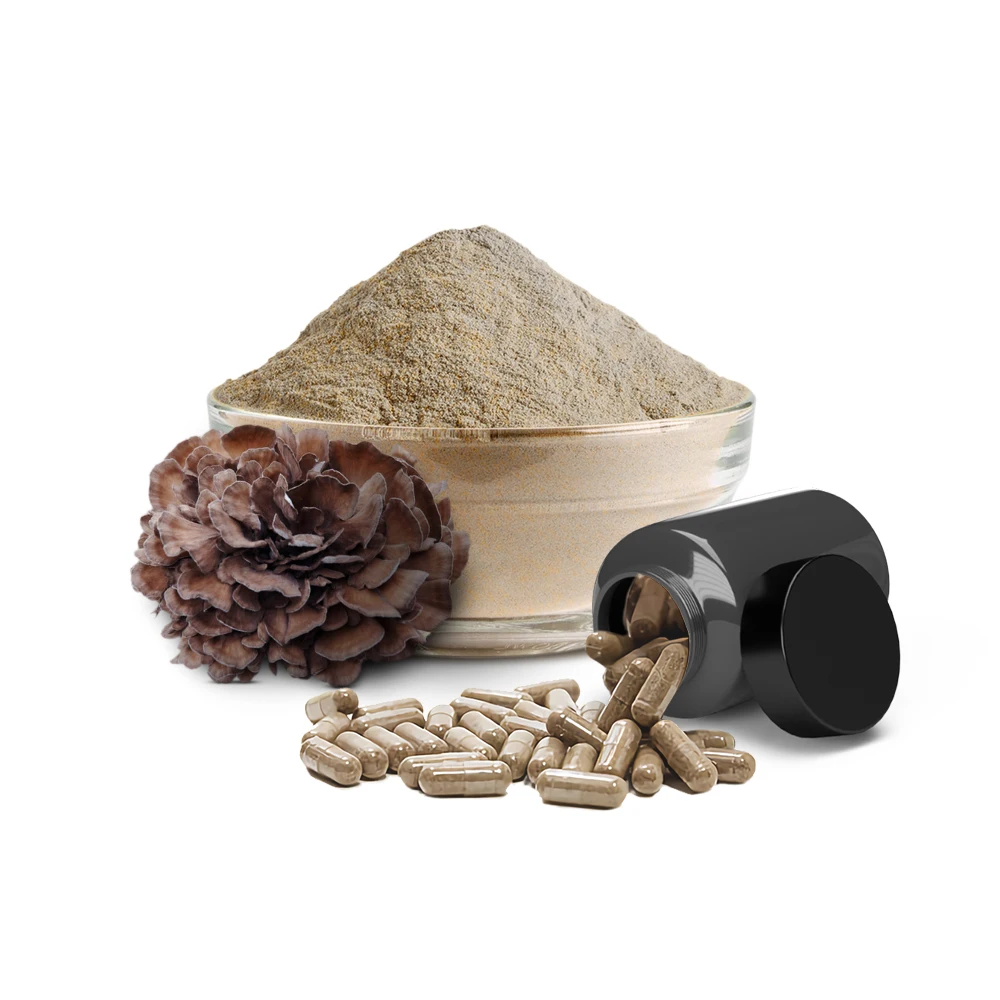 100% чистый порошок экстракта MaitakeMushroom капсула Grifola Frondosa лидер продаж органический растительный экстракт лечебная добавка