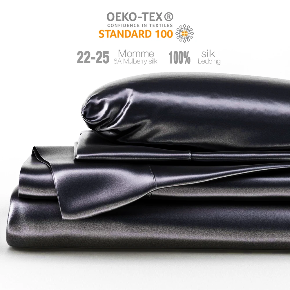 Hot Sale High Quality 100% Mulberry Silk  Duvet Cover Washablesilk bedding set luxury