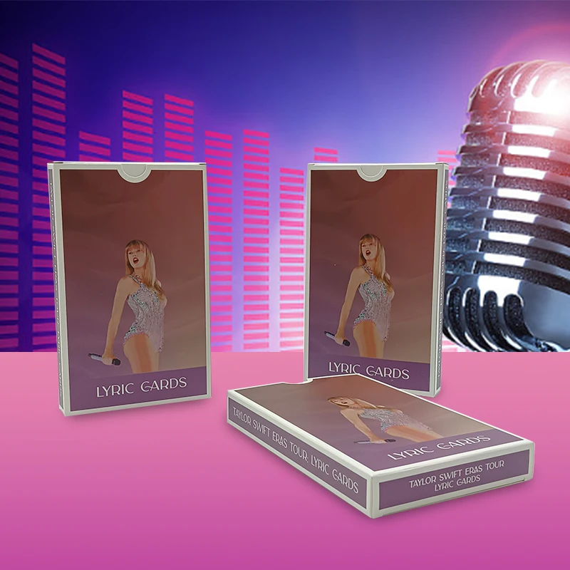 Free Sample Custom Printing Adult Party Entertaining Interactive Music Lyrics Card Game Personalized Design Logo Playing Cards