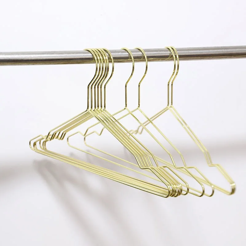 Wholesale Factory Price rose gold scarf hanger Nordic Home Style Metal Clothes Hangers Anti Slip Hanger