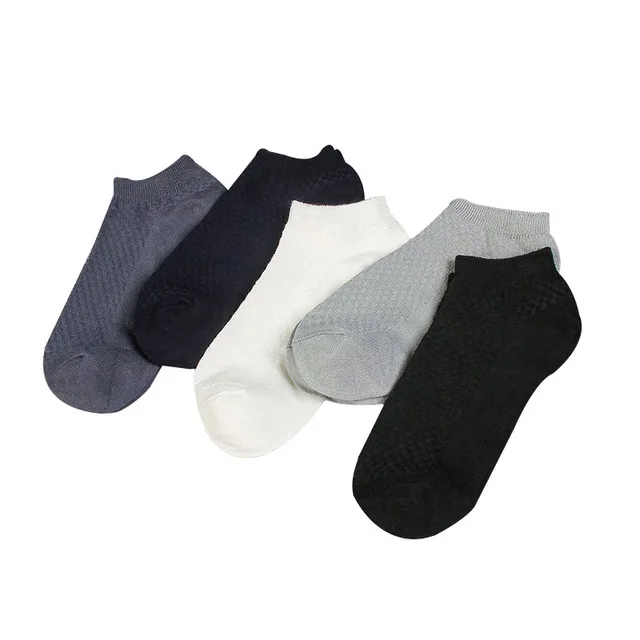 OEM custom Newest cheap Japan 100% bamboo men soft socks, boat men ankle socks