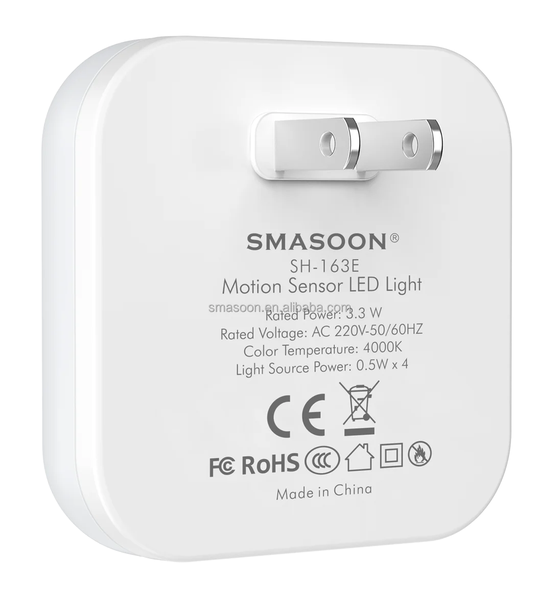 Mini Led Night Light Plug-in Intelligent  Sensor Night Led Motion Sensor Light Motion Sensor Induction Led Light