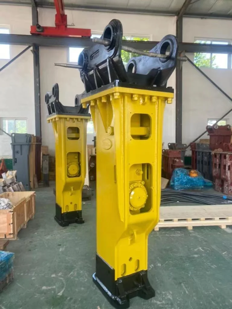 concrete breaker machine silence type hydraulic Kubota Stone Bolt Auxiliary Tire Manual Bead Hammer Lori SB121 for CAT320D 330