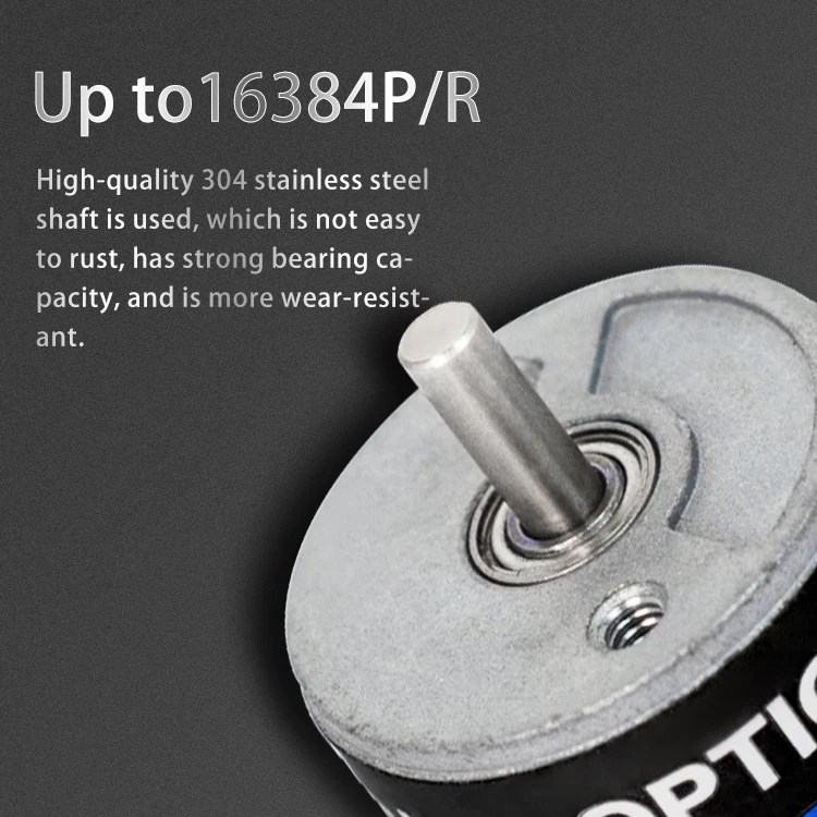 S18 Outer Diameter 18mm Solid Shaft 2mm 360 Pulse NPN Low Level Effective DC5V Cable Length 150mm IP50 Incremental Encoder