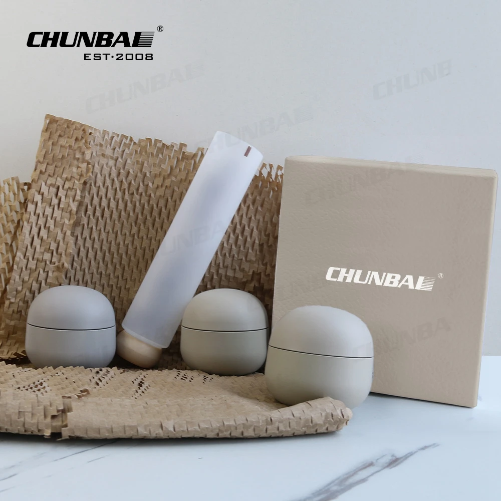 custom biodegradable round face serum mini pmu cosmetic jars