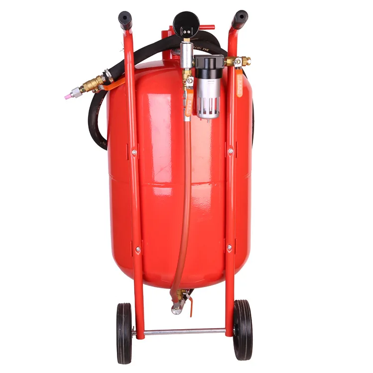20 Gallon Sandblaster Pot Surface Cleaning Tank Dry Sand Blaster Machine Sandblasting Pot