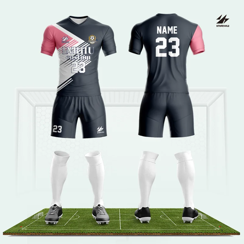 2024 Unisex High Quality Custom Soccer Sportswear New Style Retro Football Team Jersey with Logo for Adults Kids OEM Service
