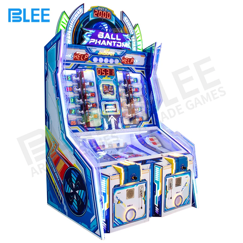Factory  Coin Operated Lottery Machine Arcade Game Phantom Pinball Redemption Game Machine Thailand Lottery Ticket Machine