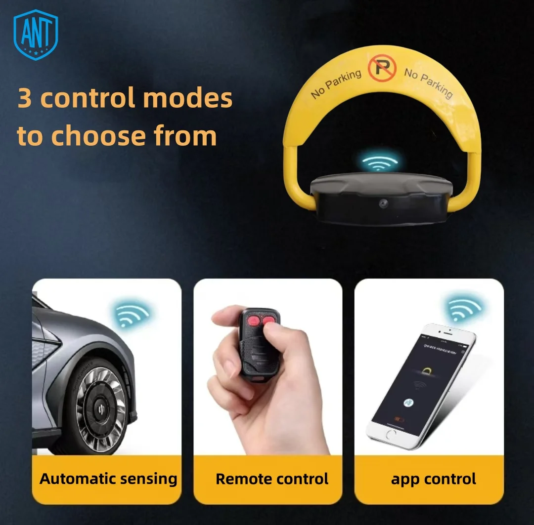 Factory Sales Eu Standard Remote Control Parking Lot Lock Heavy Duty Car Smart App Blue tooth Control No Parking Lock