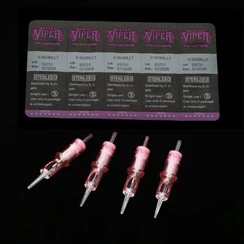 2022 Pink Viper  does  sell tattoo needles  cream tattoo micro needling 20PCS sterilized tattoo needle cartridges