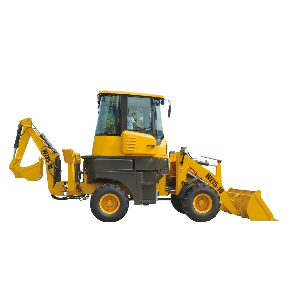 cheap 4x4 mini 1000kg WZ15-10 small tractor with front end loader backhoe wheel loader