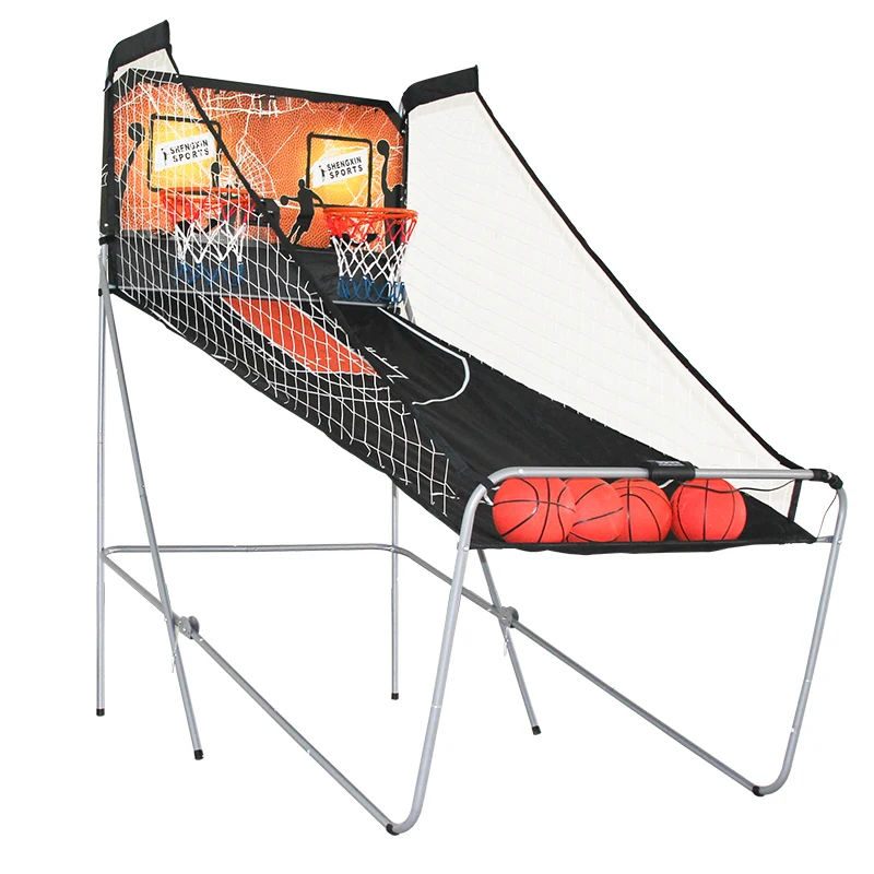 Custom Made Home Dual Shot Basketball Arcade Game Indoor Basketball Shooting Game Machine