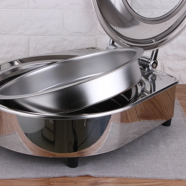 Economy Stainless Steel Buffet Display Chafing Dish Hotel Equipment Food Warmer Chafer Dish Buffet Set