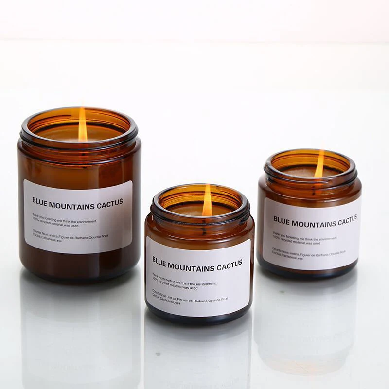 
Best sell new arrival matte candle jar candle jars with wooden lids jars for candles 