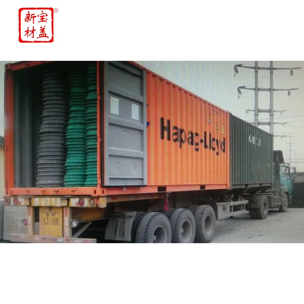 Factory Sale high quality Any surface design or logo are fully supported composite Customized Size manhole cover