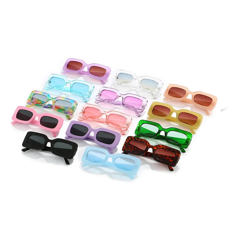 NWOGLSS 9904 Square Women Sunglasses PC Environmental Friendly Fashion Sunglasses UV400 NWO New Arrivals Custom Colorful Trendy