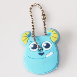 2021 Car Styling High quality Kawaii Cartoon Animal Silicone Key Caps Covers Silicone Keys Keychain Case Shell