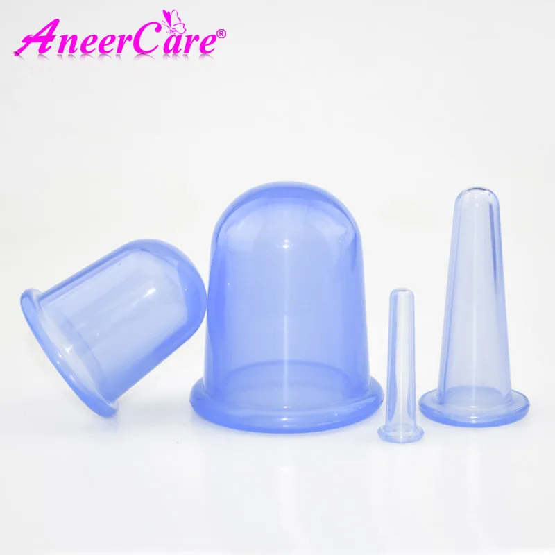 Eye Face Vacuum Massage cupping cup Kit therapy silicone facial cupping