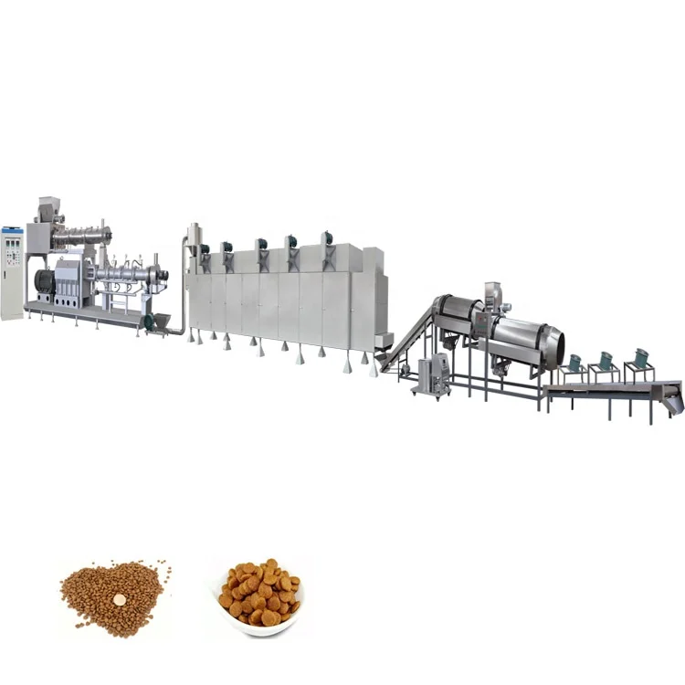 China Factory good price Tilapia fish feed machine floating fish feed extruder production line for pet food