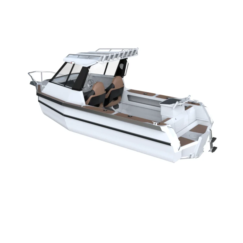 6.25 m craft welded deep V hull aluminum fishing boat and speed yacht