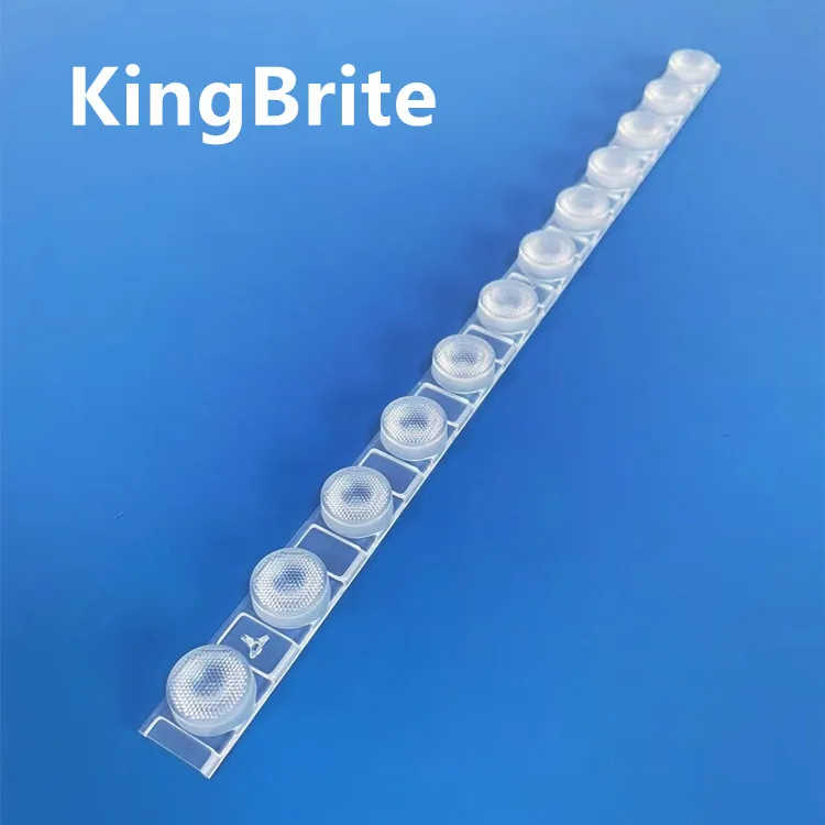 L295mm 12in1 Wall Washer Led Lens Module 15|25|40|20*50 Degree PC/PMMA Slim Linear