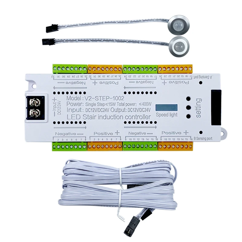 12V 24V 32 Многофункциональный датчик движения PIR лампа контроллер датчика лестницы светодиодный лестничный свет с инфракрасным датчиком управления