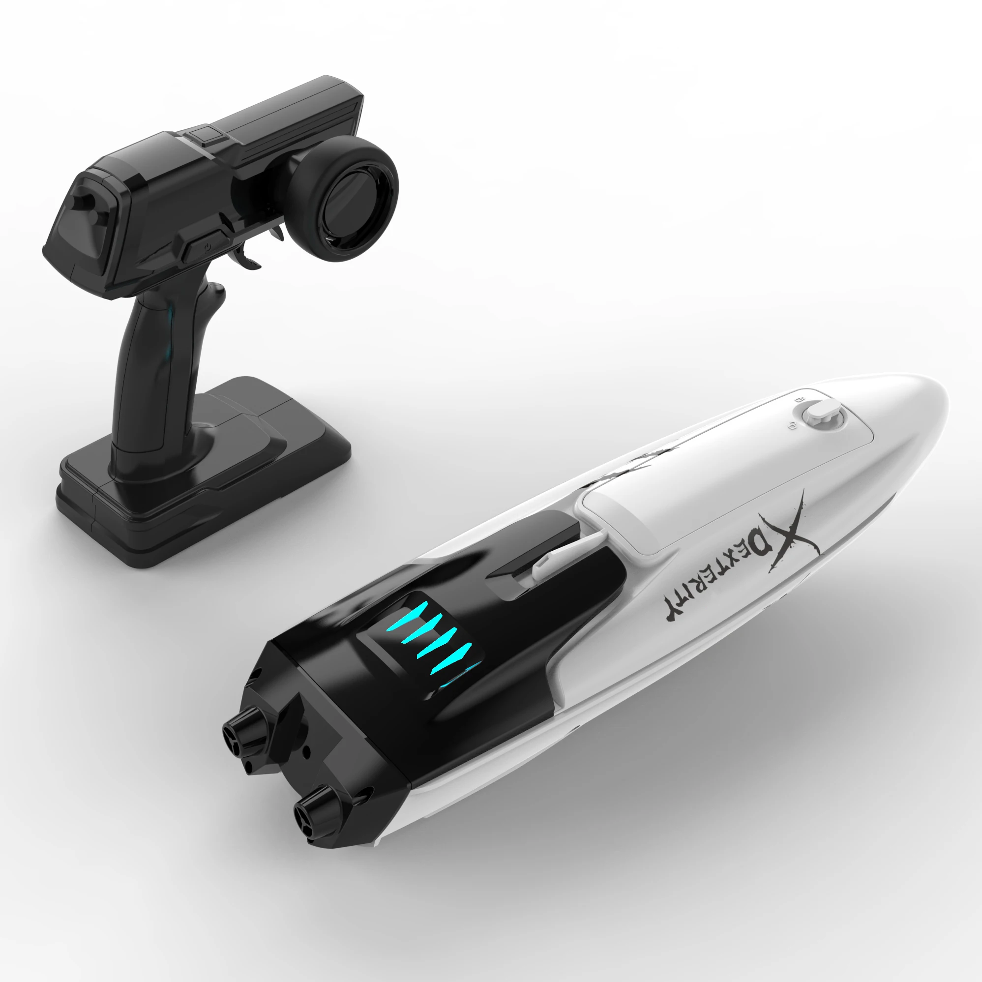 N515 RC Jet Boat 2 4G дистанционное управление скоростная лодка водонепроницаемая крышка защита от столкновений перезаряжаемая радиоуправляемая для детей