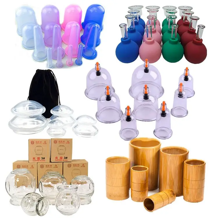 Chinese health care gift Vacuum Therapy Glass Massage Cupping Sets