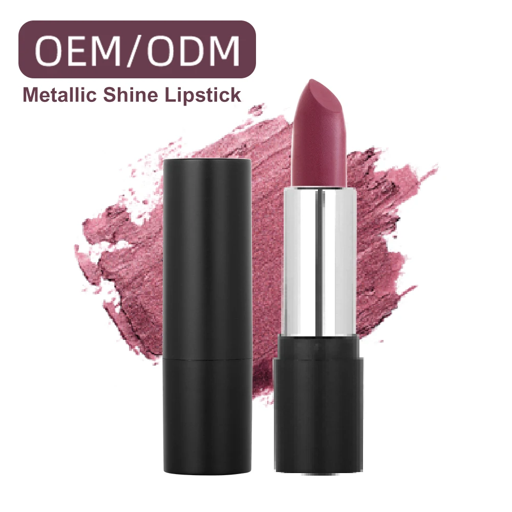
wholesale metallic lipstick high pigment vegan lipstick private label 