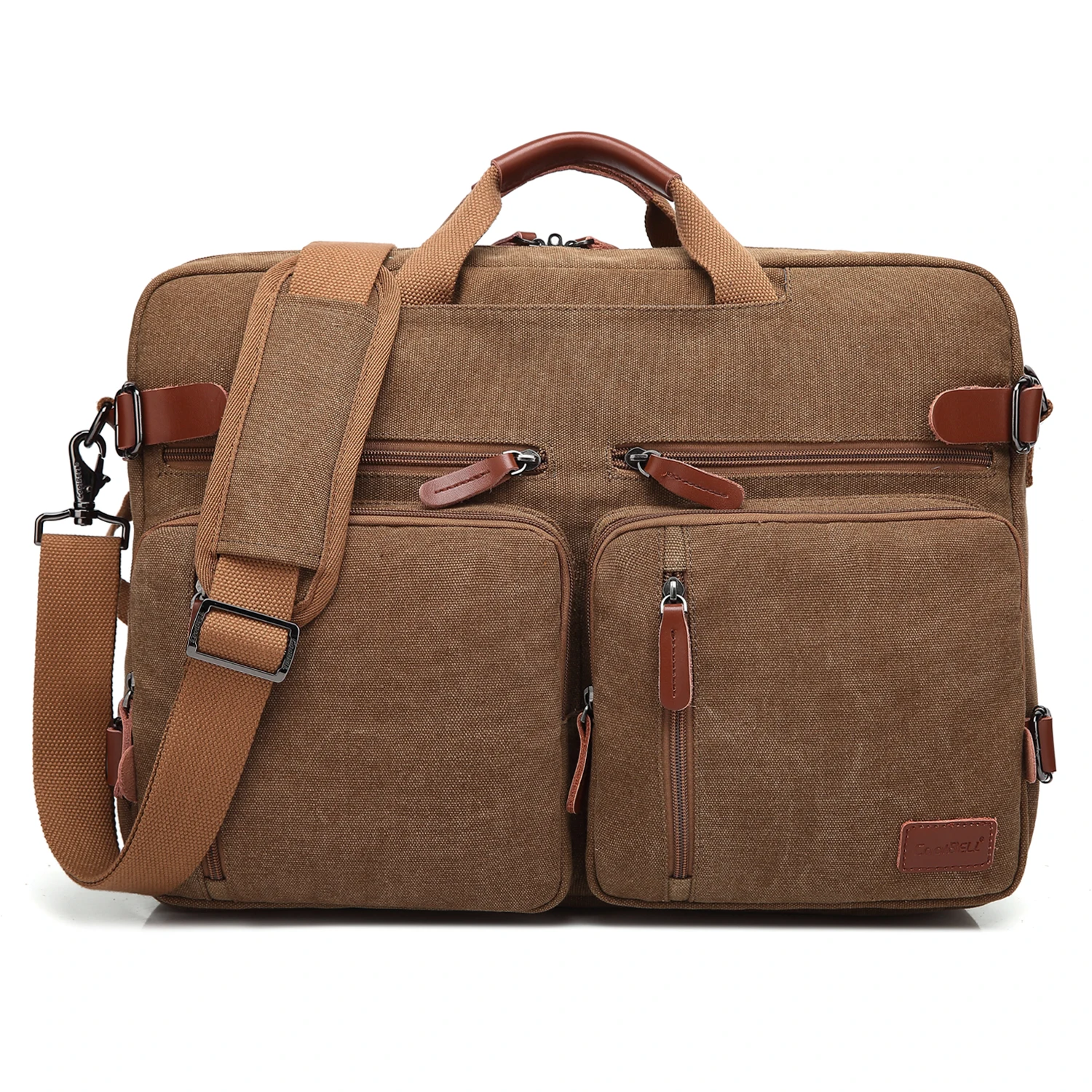 Brown Designer Wallet Laptop Leather Mens Side Shoulder Bags Messenger Bag Laptop Briefcase