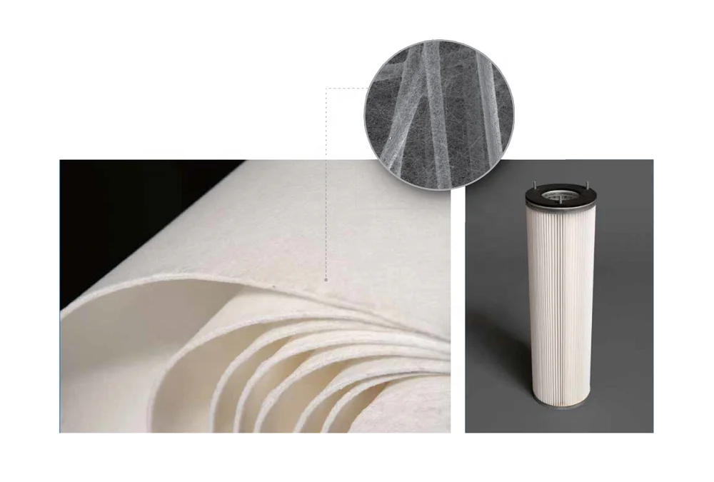 Customized fire retardant nanofiber polyester spunbond filament nonwoven fabric