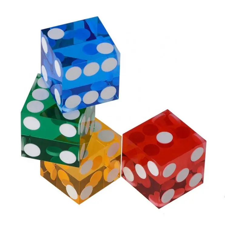 XiMan Professional Game 19MM A Grade Casino Dice with Razor Edeges