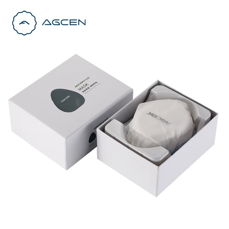 Agcen PM2.5 электрический умный Анти-туман переносной очиститель воздуха воздушный фильтр с активированным углем для маскировки умное