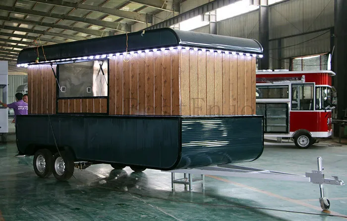 Trade assurance order China tow container van food truck used sale March