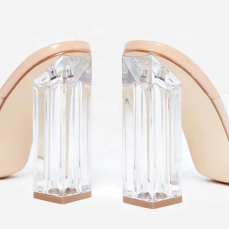 Chengdu  manufacturer Luxury crystal PVC ladies mule shoes