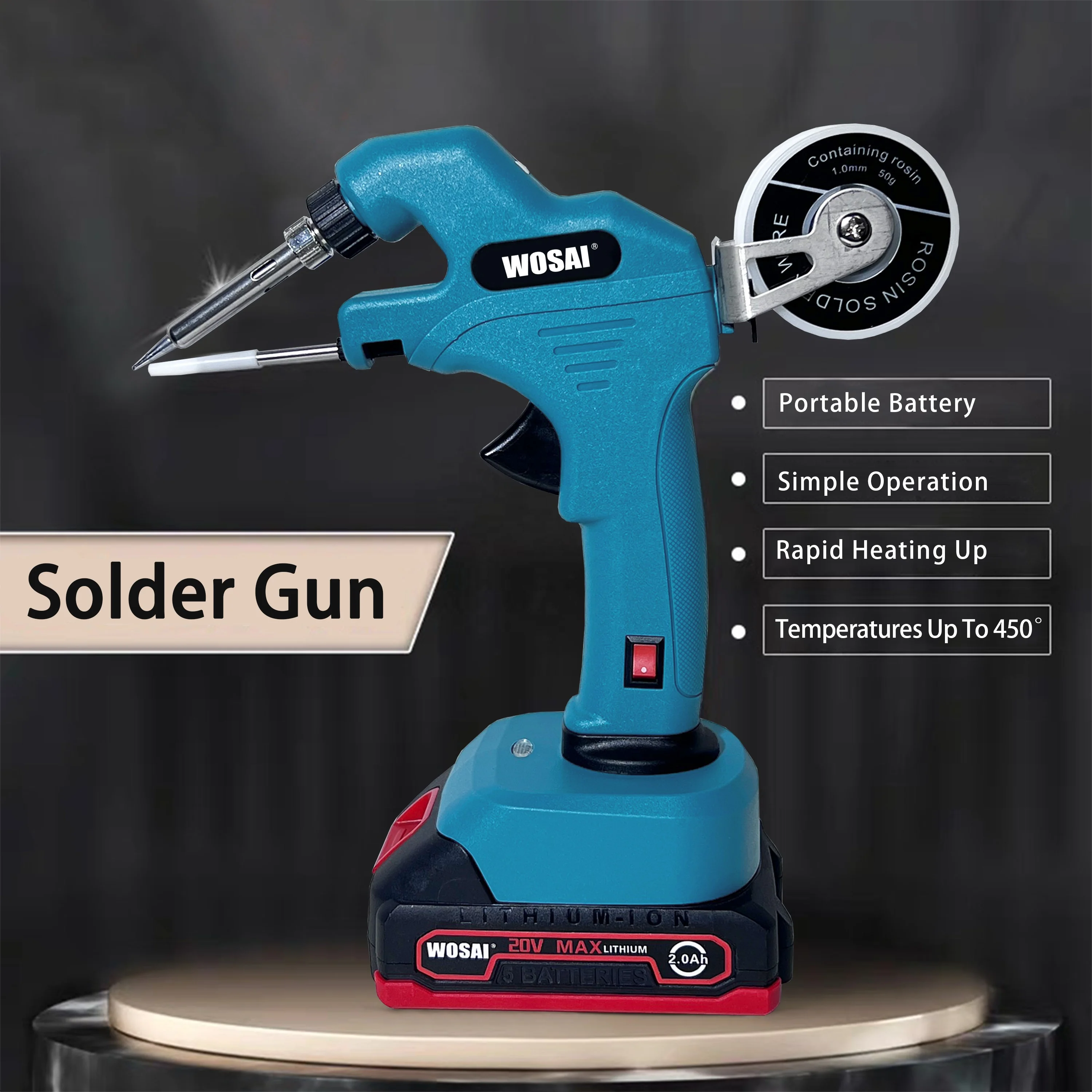 New Design Easy Operation Lead-Free Soldering Iron Tip Electric 20V Wireless Soldering Gun