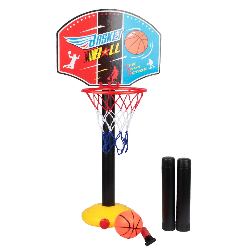 Toddler Adjustable Basketball Stands Toys Set Boy Basketball Hoop for Outdoor Sports Exercise Toys