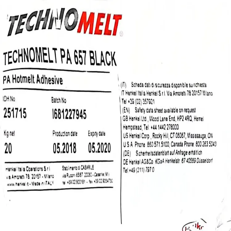 Best-selling  HENKEL  TECHNOMELT PA657 Low pressure injection hot melt adhesive
