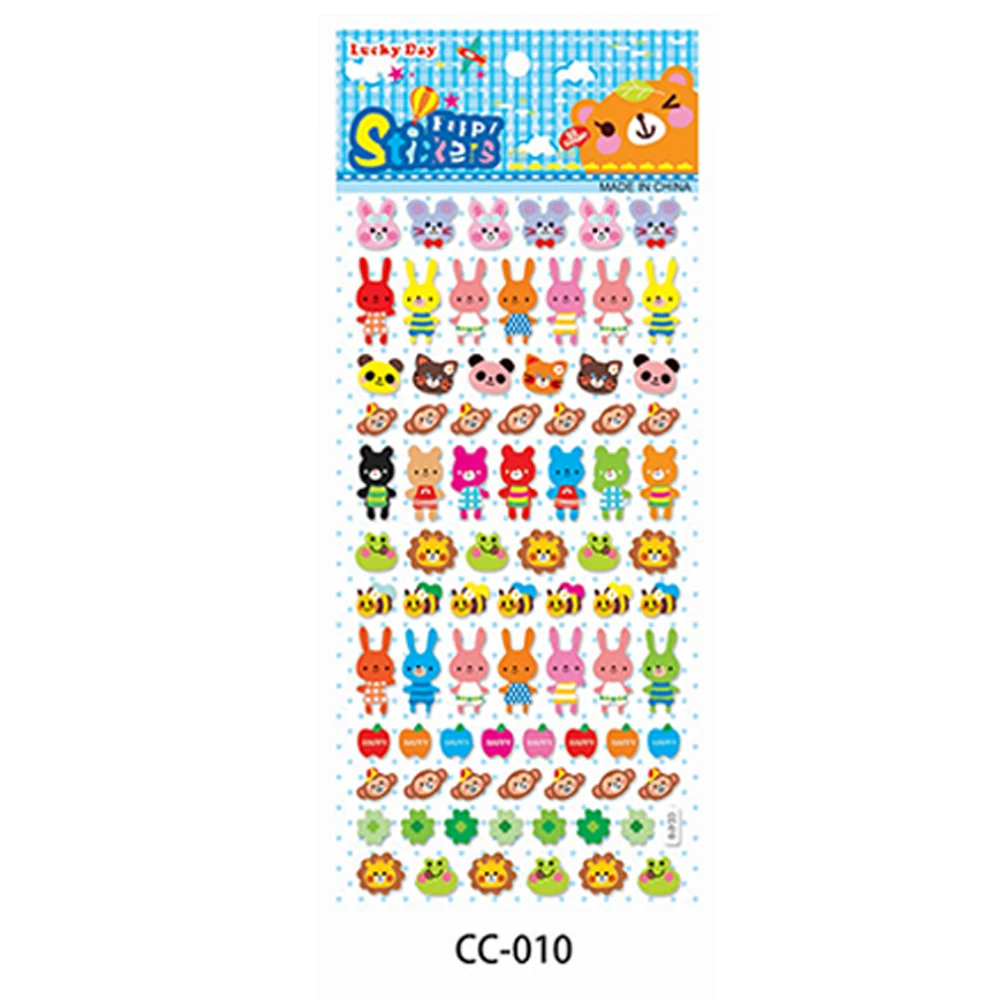 Custom 2024 new Printed Durable Bubble Stickers Logo Customized Bubble Stickers PVC Self-Adhesive Waterproof Stickers