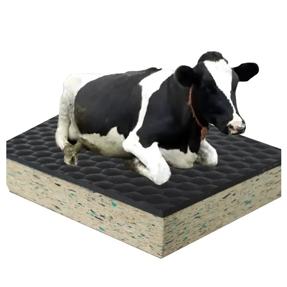 Dairy farm equipment rubber cow mattress soft PU foam & durable rubber top cover
