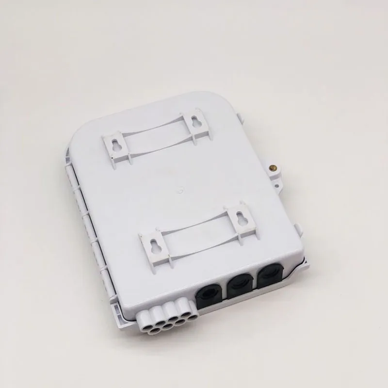 Fiber to home 8 12 24 core FTTH fiber optic distribution box Fiber optic splicing plastic box splitter termination box