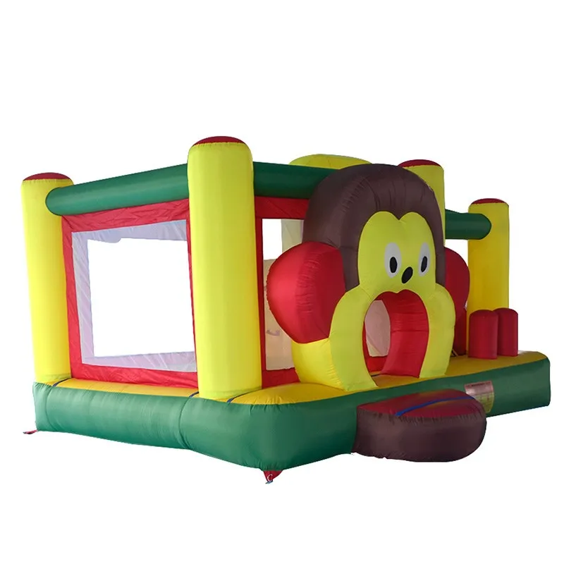 YARD Cartoon Monkey Shape Inflatable Bouncer Jumper Combo Bouncy Castle