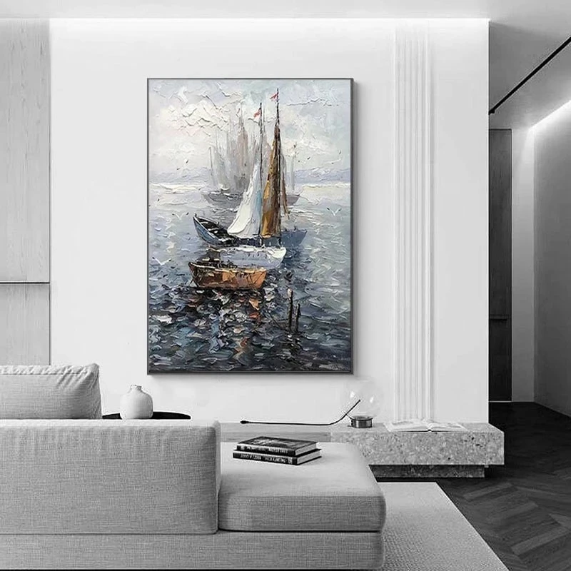 Hot Selling usa Etsy dropshipping Home Decor Painting modern oil painting 100% handmade oil painting