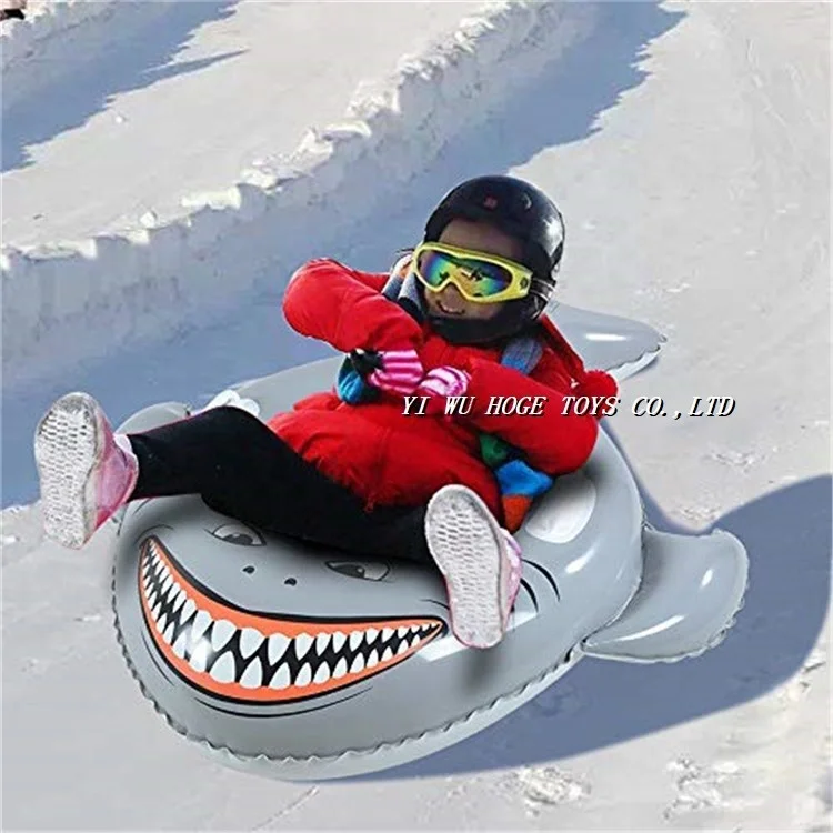 Hot sale cold-resistant PVC materials snowtube inflatable snow sledge for winter sports